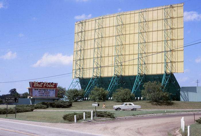 West Point Drive-In Theatre - 1968 Photo From Sören Kylemark